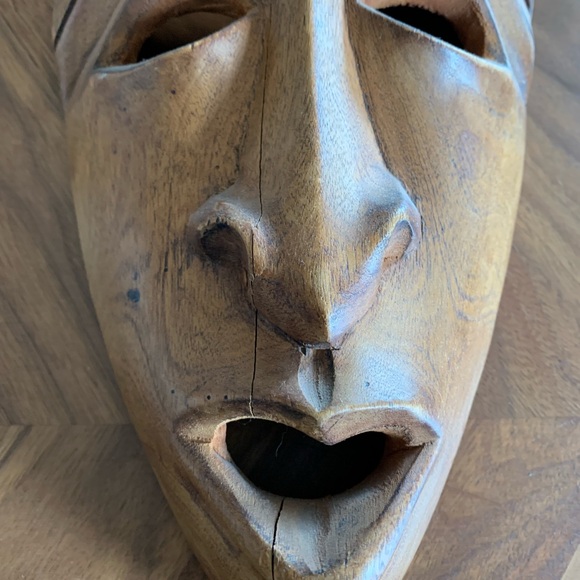 Jamaican wooden mask from the eighties - Picture 3 of 8